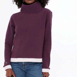 Dudley Stephens Colorblock Park Slope Vello Fleece Blackberry Lilac Snow L
